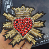 Emb patches - Heart(Iron On)