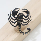 Scorpions brooches with dimanate