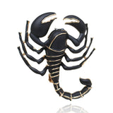 Scorpions brooches with dimanate
