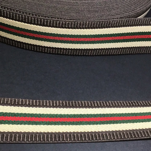 Firm Solid Elastic with Stripe Pattern