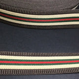 Firm Solid Elastic with Stripe Pattern
