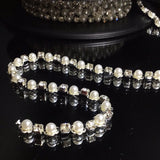 NEW - Pearl and Diamanté Trim