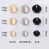 Cloud shape shank buttons