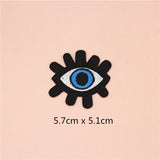 Emb Iron on patches - Eyes