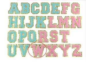 Emb patch - letters（Iron on）