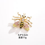 Bee broches with diamnate / pearl
