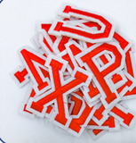 Emb patch - letters（Iron on）