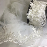 NEW - Bridal Embroidered Lace Trim