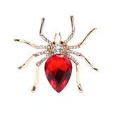Crystal Spider Brooches For Women Rhinestone Insect Pins