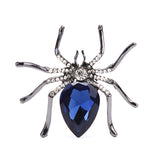 Crystal Spider Brooches For Women Rhinestone Insect Pins
