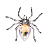 Crystal Spider Brooches For Women Rhinestone Insect Pins