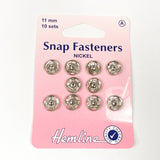 Black Sew On Snaps