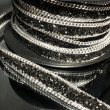 Iron on crystal with chain Trim