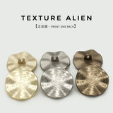 {2026 NEW}textured swirl face and a stippled back plate shank buttons