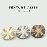 {2026 NEW}textured swirl face and a stippled back plate shank buttons