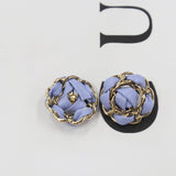 New -Leather And Metal Closure Lambskin Chain Buttons
