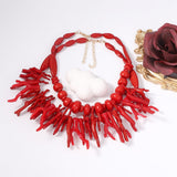 {2026 NEW}exaggerated acrylic beaded necklace womens fashion