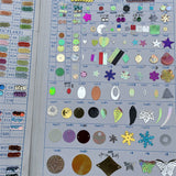 6mm flat sequins in pack