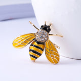Bee broches with diamnate / pearl