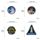 Emb patches - Space（Iron on)