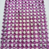 Metallic spike trim