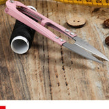 Yarn Thread Cutter Metal U-Shaped Grip Sewing Scissors