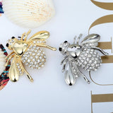 Bee broches with diamnate / pearl