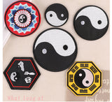 Emb patches -Religion（Iron on Cross / Taiji)