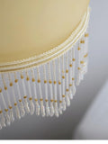 New - wave Seed beading fringe in satin tape