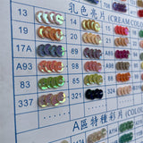 6mm flat sequins in pack