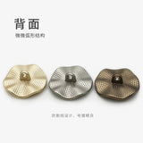 {2026 NEW}textured swirl face and a stippled back plate shank buttons