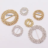 Rhinestone Brass Buckle Embellishment DIY Sewing Accessories