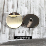 Rolling edging shank buttons