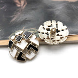 NEW-Puzzle oil drop Shank button