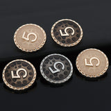 NEW - No5 shank button