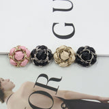 New -Leather And Metal Closure Lambskin Chain Buttons