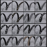 Suded tape with metal studs