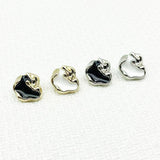 New - irregular two tone color shank buttons