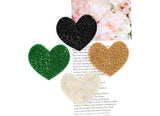 Emb patches - Heart(Iron On)
