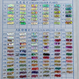 6mm flat sequins in pack