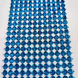 Metallic spike trim