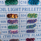 6mm flat sequins in pack