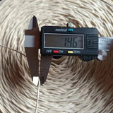 Natural cotton wax cord