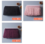 Nylon high density twist threading long fringe