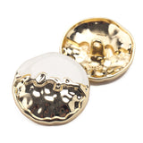 New- two tone oil drop metal shank buttons