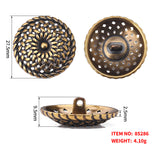 NEW-Magical Gold  Metal Shank Buttons