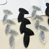 Beaded Leaf Applique