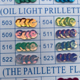 6mm flat sequins in pack