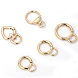 Heart Shaped Rounded Swivel Clasp/Key Ring