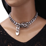 New -  Chunky Choker Necklace Clavicle Link Chain